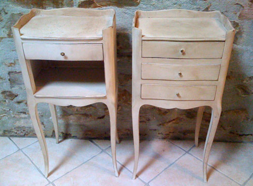 decorative french bedside tables